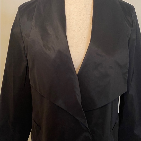 New with tags raincoat, and Taylor, black classic style. Medium tall. - Picture 2 of 6